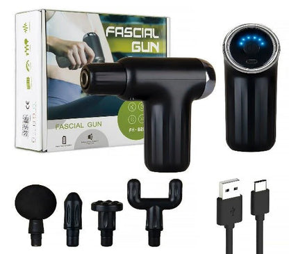 Muscle Massage Gun Pro with 4 Heads | Deep Tissue Percussion Massager for Athletes