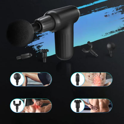 Muscle Massage Gun Pro with 4 Heads | Deep Tissue Percussion Massager for Athletes