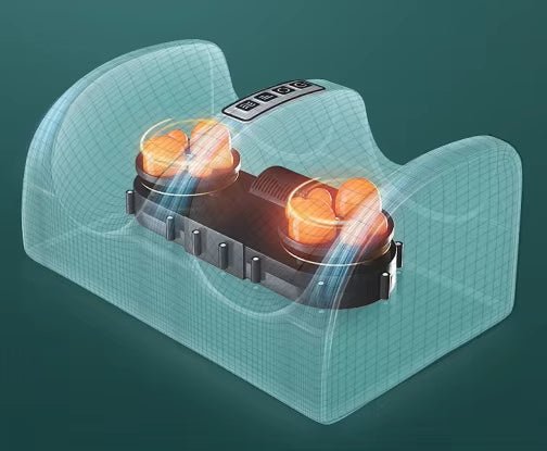 Electric Foot Massager Pro | Heated Foot Massager Machine for Pain Relief & Relaxation