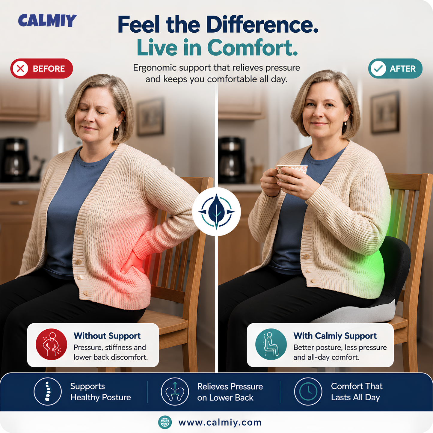 Calmiy™ Orthopedic Cushion