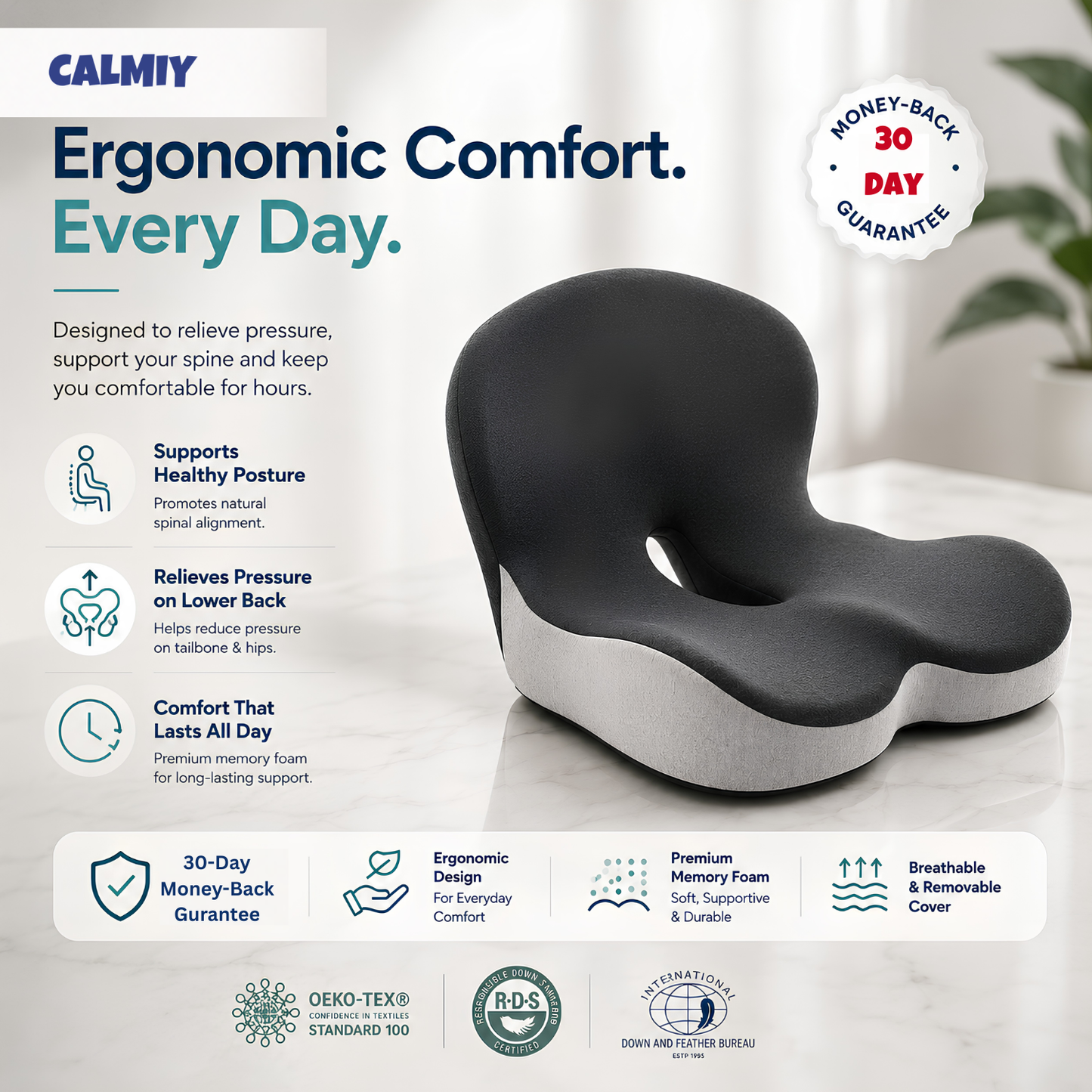 Calmiy™ Orthopedic Cushion